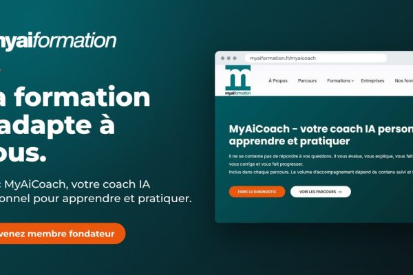 MyAiFormation et MyAiCoach : la formation s'adapte à vous
