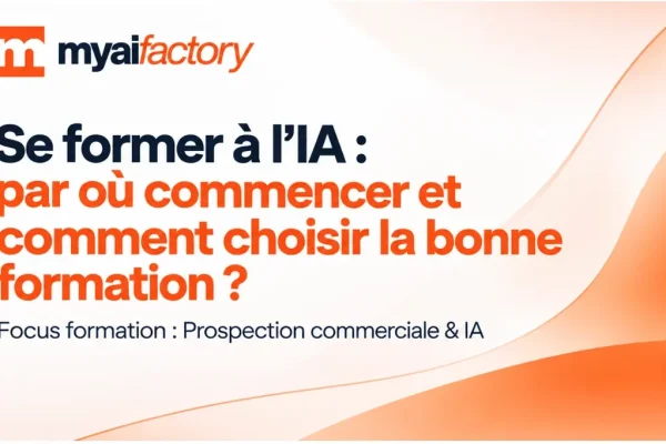 Se former à l’intelligence artificielle avec la formation Prospection commerciale & IA